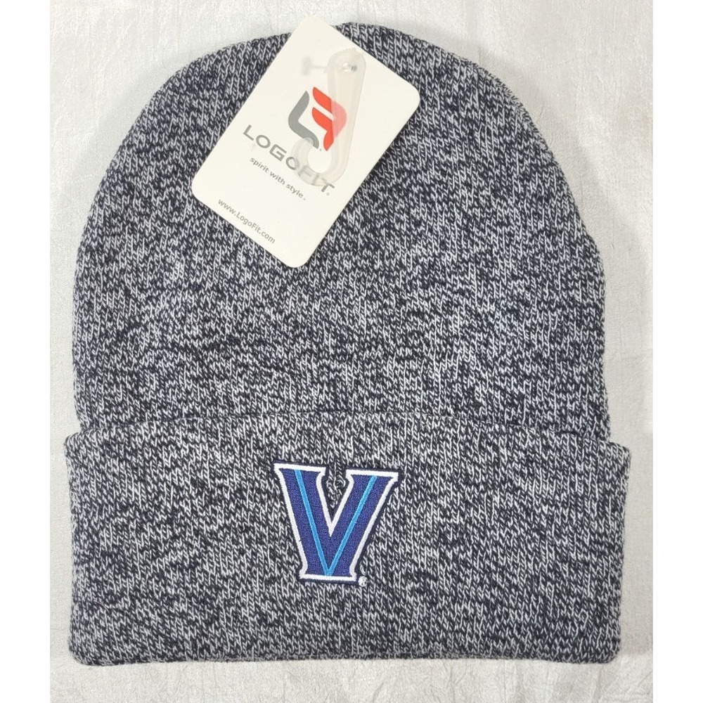 LogoFit Unisex Adult Villanova Wildcats NCAA Heather Navy Beanie - One Size